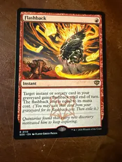 Flashback - Secrets of Strixhaven - MTG - NM Magic the Gathering Red - Image 1