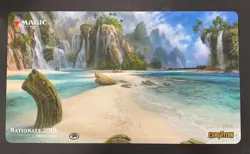 Nationals 2018 United States Flooded Strand Magic the Gathering Playmat - Image 1