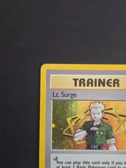 Lt. Surge - #17/132 - Holo - Rare Gym Heroes Pokemon - MP - Image 4