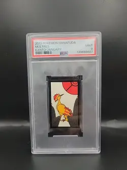 2013 POKEMON HANAFUDA KANTO JANUARY MOLTRES PSA 9 - Image 1