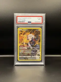 2022 Pokemon SWSH Full Art Pikachu Lost Origin #TG05 Mint PSA 9 - Image 1