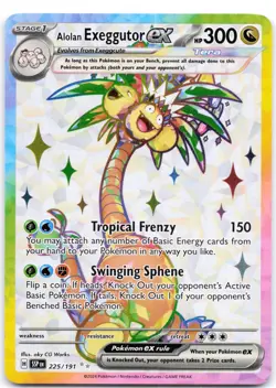 Alolan Exeggutor ex 225/191 Surging Sparks - Image 1