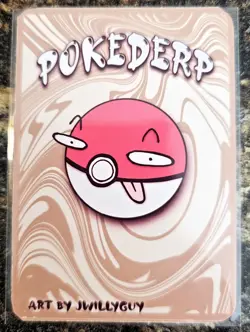 Pokederp JWillyGuy 1st Print Pokemon Fan Art Meow (Mew) Bubble NM or Better - Image 2