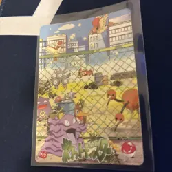 Pokemon Vintage Pocket Monsters Vending Prism Sticker Grimer 1999 #95 - Image 2