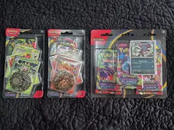 Pokemon TCG Phantasmal Flames 3 Pack Blister x1 & 1 Pack Blister x2 - Image 1