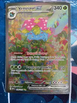 Pokemon Venusaur ex 198/165 Special Illustration Rare Holo Scarlet & Violet 151 - Image 1