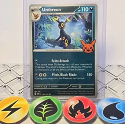 Pokemon TCG Umbreon 130/197 Uncommon Trick or Trade BOOster 2024 NM - Image 1