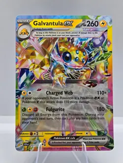 Galvantula ex 51/142 Double Rare Stellar Crown Pokemon NM - Image 1