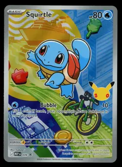 SQUIRTLE 2026 Pokemon Mega Evolution First Partner Black Star Promo #039 - Image 1