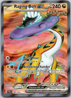 Raging Bolt ex 196/162 Ultra Rare Temporal Forces NM - Image 1