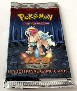 1st Edition Pokemon Neo Revelation Entei Booster Pack Heavy 2001 Pokemon - Image 1