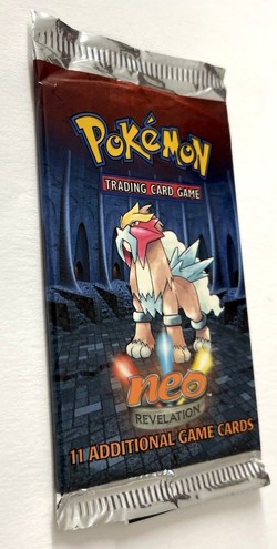1st Edition Pokemon Neo Revelation Entei Booster Pack Heavy 2001 Pokemon - Image 3