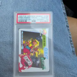 Pokemon Japanese Bandai Carddass Anime Collection #159 Schpielbunk PSA 10 - Image 1