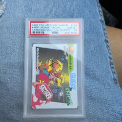 Pokemon Japanese Bandai Carddass Anime Collection #159 Schpielbunk PSA 10 - Image 2