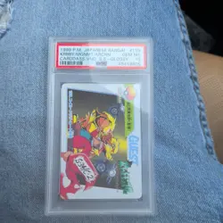 Pokemon Japanese Bandai Carddass Anime Collection #159 Schpielbunk PSA 10 - Image 3