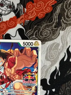 Monkey.D.Luffy Red Bull Double Don!! PRB02-005 Promo 10 contender - Image 2