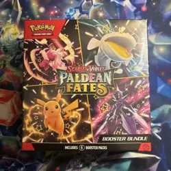 Pokemon TCG Scarlet & Violet Paldean Fates Factory Sealed Booster Bundle - Image 1