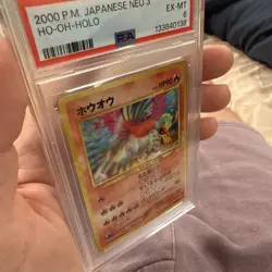 PSA 6 Ho-Oh Neo 3 Awakening Legends Japanese Pokemon Card - Image 3
