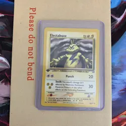 Pokemon Card Electabuzz Neo Genesis 1st Edition Uncommon 33/111 Near Mint NM - Image 1