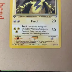 Pokemon Card Electabuzz Neo Genesis 1st Edition Uncommon 33/111 Near Mint NM - Image 4