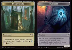 Mint/Near-Mint, English - 1 x MTG Everywhere (0016) // Manifest (0018) Double-Si - Image 1