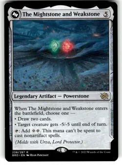 The Mightstone and Weakstone The Brothers' War Regular MTG - Image 1