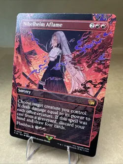 Nibelheim Aflame (Borderless) Regular Mythic #339 NM/MINT Final Fantasy MTG - Image 1