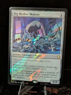 Big Mother Mouser (Surge Foil) Commander: Teenage Mutant Ninja Turtles Foil - Image 1