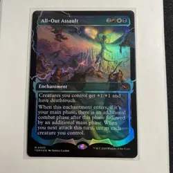 Near Mint All-Out Assault - Foil - Showcase Tarkir: Dragonstorm Ghostfire - Image 1