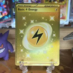 Basic Lightning Energy 257/198 Scarlet & Violet Base Hyper Rare Pokemon TCG NM/M - Image 1