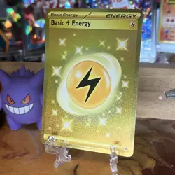 Basic Lightning Energy 257/198 Scarlet & Violet Base Hyper Rare Pokemon TCG NM/M - Image 4