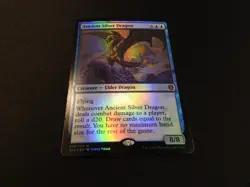 Ancient Silver Dragon FOIL NM/LP [Commander Legends] Mtg Magic Free Tracking! - Image 2