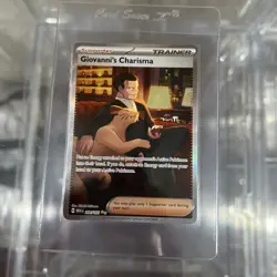 Pokemon Giovanni's Charisma 204/165 SV: Scarlet & Violet 151 Holo NM 2023 - Image 1
