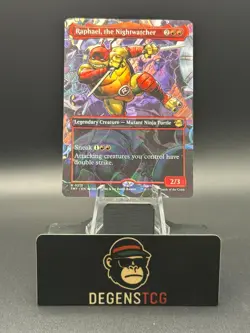 Raphael, the Nightwatcher Magic TMT Rare Legendary Creature Card 0213 Red 2026 - Image 1