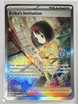 Pokemon TCG Sv: Scarlet & Violet 151 Erika's Invitation 203/165 SIR Full Art - Image 1