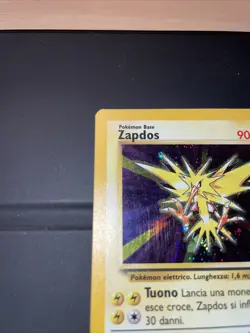 Carta Pokemon Card Zapdos 16/102 Set Base Holo - ITA - Rara - Image 2