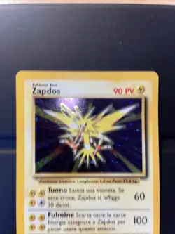 Carta Pokemon Card Zapdos 16/102 Set Base Holo - ITA - Rara - Image 4