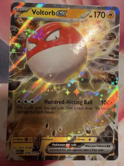 Voltorb EX 058/217 - Ascended Heroes Double Rare Pokemon TCG English - Image 1