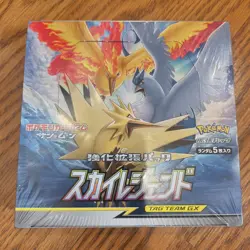 Pokemon Sky Legend Tag Team GX Japanese Box Moltres Zapdos Articuno - Image 2