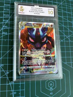 Pokemon TCG Lucario VSTAR SWSH291 Black Star Promo - MGC 10 Mint - Image 2