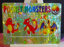 POKEMON POCKET MONSTERS VENDING PRISM STICKER 1193 CHARIZARD - Image 1