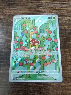 Shuckle 136/132 Pokemon Mega Evolution Illustration Rare IR - Image 1