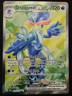Quaquaval ex 235/193 S&V Paldea Evolved Full Art Ultra Rare Holo Pokemon 2023 NM - Image 1