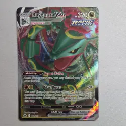 Pokemon TCG Rayquaza VMAX 101/159 Crown Zenith Rapid Strike Ultra Rare Holo - Image 1