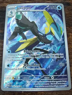 Inteleon 142/132 Illustration Rare IR Pokemon Mega Evolution - Image 1