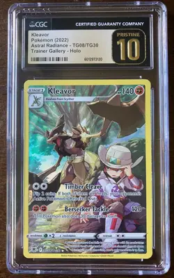 Kleavor TG08 Astral Radiance Trainer Gallery Pokemon CGC PRISTINE🔥 - Image 1