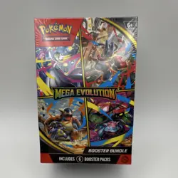 Pokemon TCG Mega Evolution Booster Bundle Box (6 Booster Packs) - Image 1