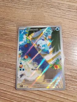 Oshawott 105/086 Illustration Rare White Flare NM Pokemon - Image 1