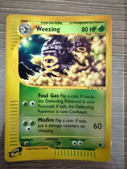 Pokemon - Weezing 070/165 Expedition Base Set Reverse Holo NM / LP - Image 1