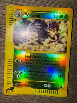 Pokemon - Weezing 070/165 Expedition Base Set Reverse Holo NM / LP - Image 2
